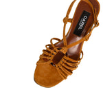 Copacabana Suede Mid Heel Sandal