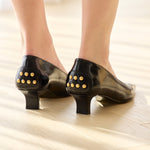 Classic Pump with Metal Dots