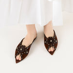 Eclipse Flat Mule with Studs