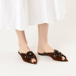 Eclipse Flat Mule with Studs