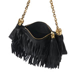 Small Chloe Foulard Bag in Fringed Leather