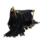 Small Chloe Foulard Bag in Fringed Leather