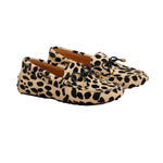 Gommino Bow Detail Pony Loafers