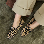 Gommino Bow Detail Pony Loafers