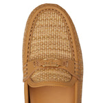 Gommino Raffia Leather Loafers