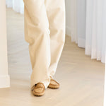 Gommino Raffia Leather Loafers