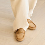 Gommino Raffia Leather Loafers