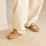 Gommino Raffia Leather Loafers
