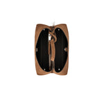 Logo Charm Suede Micro Tote Bag