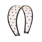 Giselle Wide Sheer Polka Dot Headband