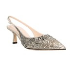 Madlyn 55 Degrade Strass Slingback