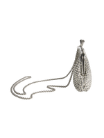 Maud Crystal Embellished Tassel Clutch