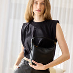 Metal Dots Mini Leather Shoulder Bag