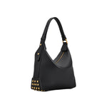 Metal Dots Mini Leather Shoulder Bag