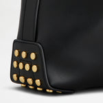 Metal Dots Mini Leather Shoulder Bag