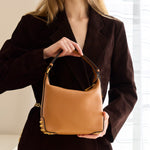 Metal Dots Mini Leather Shoulder Bag