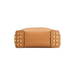 Metal Dots Mini Leather Shoulder Bag