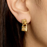 Mini Paddington Lock Earrings