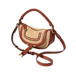 Mini Marcie Shoulder Bag Raffia Mix