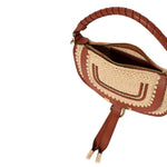 Mini Marcie Shoulder Bag Raffia Mix