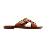 Nil Leather Slides