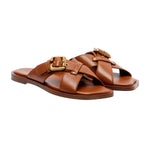 Nil Leather Slides