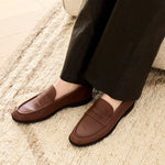 Classic Rubber Sole Penny Loafer