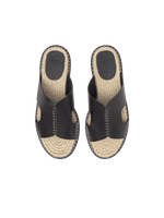 Piti Flat Leather Slides
