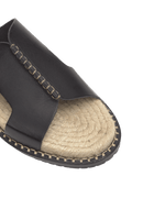 Piti Flat Leather Slides