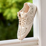 Roxie Lasercut Leather Sneakers