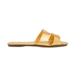 Natural Calf Leather Slides