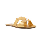 Natural Calf Leather Slides