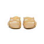 Natural Calf Leather Slides