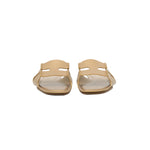 Natural Calf Leather Slides