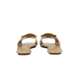 Natural Calf Leather Slides