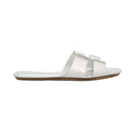 Natural Calf Leather Slides