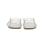 Natural Calf Leather Slides