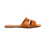 Natural Calf Leather Slides