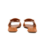 Natural Calf Leather Slides