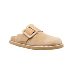 Peggy Wicker Buckle Flat Mules