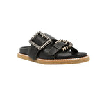 Robin Double Buckle Flat Slides