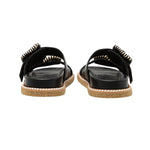 Robin Double Buckle Flat Slides