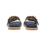 Robin Double Buckle Flat Slides