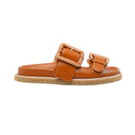 Robin Double Buckle Flat Slides