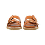 Robin Double Buckle Flat Slides
