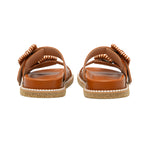 Robin Double Buckle Flat Slides