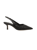 Thelma 55 Plisse Slingback Pump