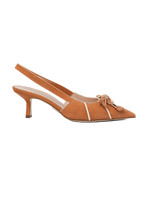 Tess 55 Bow Detail Slingback Pump