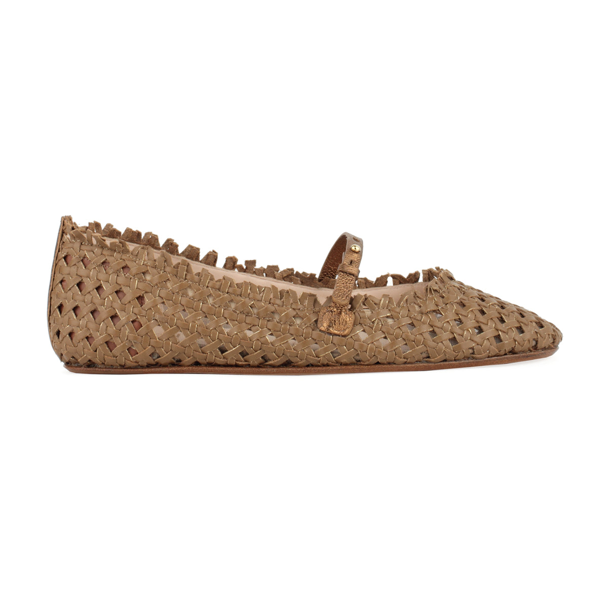 Genette Woven Ballet Flats