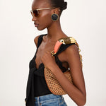 Small Bracelet Bag Braided Leather